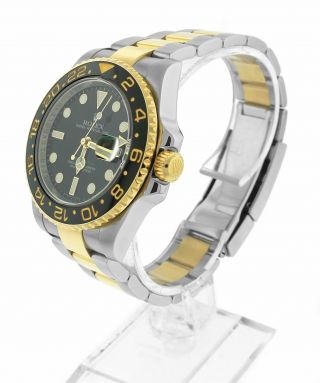 Rolex GMT - Master II Ceramic 116713 Black Two - Tone 40mm Watch BOX PAPERS 2