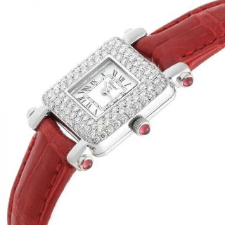 Chopard Happy Sport 18K White Gold Diamond Ladies Watch 419 - 1 5