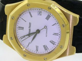 Audemars Piguet Royal Oak 14800BA 18K gold 36mm automatic men ' s watch w/ date 5