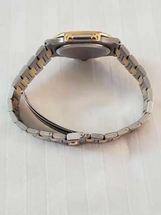 men ' s sport wristwatch,  patek philippe nautilus 3800/1,  two tone,  Automatic date 5
