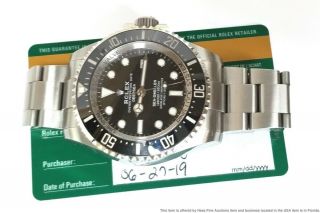 126660 Rolex Deep Sea 3 Month Old Sea Dweller Rarely Worn Watch Box Papers 3