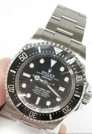 126660 Rolex Deep Sea 3 Month Old Sea Dweller Rarely Worn Watch Box Papers 6