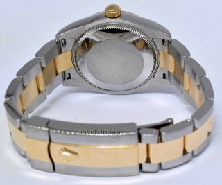 Rolex Datejust 18k Yellow Gold Steel Ladies Midsize Watch Box/Papers 2018 178243 8