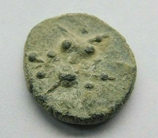 19.  Mediaval Coin Crusaders Ae (jerusalem,  Akko,  Akkon)