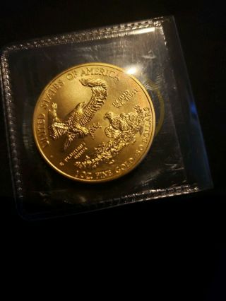 1 Oz Gold American Eagle $50 Coin Bu (2016)