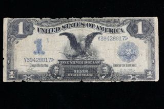 1899 Large Silver Certificate Fr 229a In Ag Cond.  " The King Of The Black Eagle "