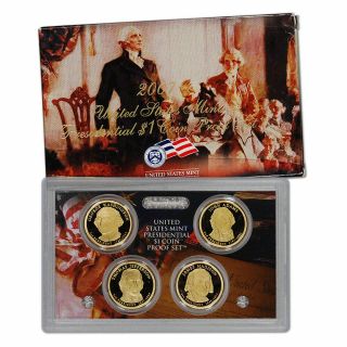 2007 Us Presidential $1 Coin Proof Set