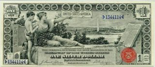 FR.  224 1896 $1 Silver Certificate PMG Extremely Fine 45 EPQ 3