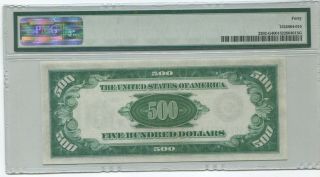 1934 - A $500 Federal Reserve Note FRN Chicago PMG EF 40,  FR 2202 - G 2