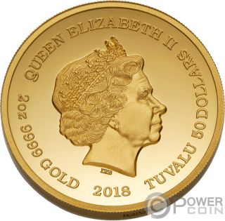 WHISKY Vatted Glenlivet 1862 Oldest Spirits 2 Oz Gold Coin 50$ Tuvalu 2018 2