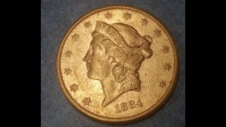 1884 S Liberty Head $20 Gold Double Eagle
