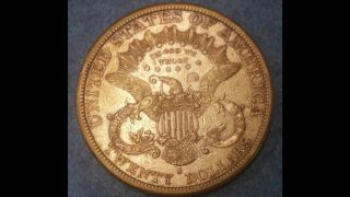 1884 S Liberty Head $20 Gold Double Eagle 2