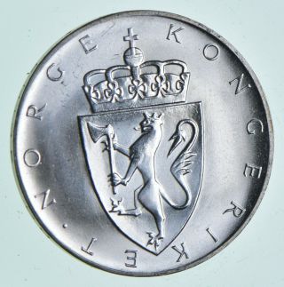 Silver - World Coin - 1964 Norway 10 Kroner - World Silver Coin 20 Grams 090