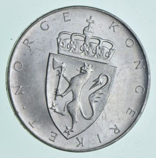 Silver - World Coin - 1964 Norway 10 Kroner - World Silver Coin 20 Grams 119