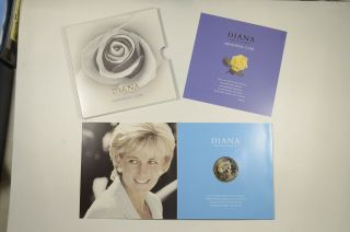 1999 United Kingdom 5 Pounds Princess Diana Memorial - Official Royal 891