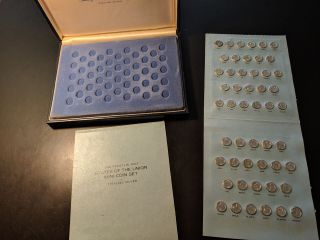 Franklin Sterling Silver States Of The Union Mini - Coin Set