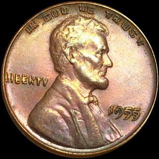 1955/55 Ddo Lincoln Head Wheat Cent Penny.  Uncirculated The Best Of The Best Rb