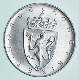 Silver - World Coin - 1964 Norway 10 Kroner - World Silver Coin 20 Grams 115