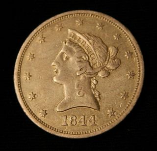 1844 O Unites States $10 Liberty Gold - Xf