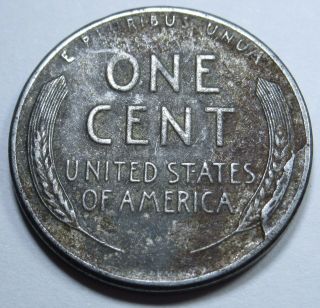 1943 Die Crack Cud Error US Steel Penny Antique U.  S.  Currency Lincoln Wheat 3