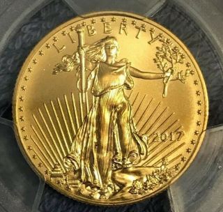 2017 Struck at West Point Gold Eagle $25 1/2oz MS 70 PCGS First Strike 3