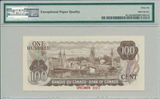 Bank of Canada Canada $100 1975 Specimen PMG 66EPQ 2