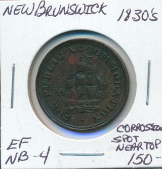 Brunswick Half Penny Token 1830 