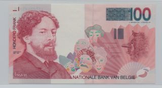 [$] Belgium,  Nd,  100 Francs,  Gem Unc