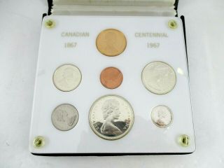 Royal Canadian Centennial 7 - Coin Proof Set Dates 1867 - 1967 (Not All Dates) 2