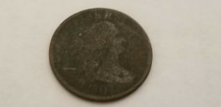 1804 Half Cent Crosslet 4 Stemless G Corroded