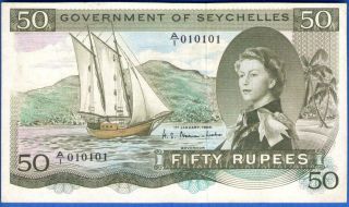 Seychelles 1968 1st Issue For " Sex " Note,  W/ Binary,  Radar,  Repeater Serial No.