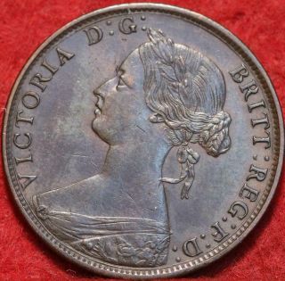 1861 Great Britain 1/2 Penny Foreign Coin