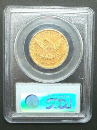 1865 - P US Gold Coin $10 Liberty Head Eagle NO MOTTO - NGC VF35 A20 4