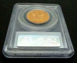 1865 - P US Gold Coin $10 Liberty Head Eagle NO MOTTO - NGC VF35 A20 6