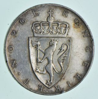 Silver - World Coin - 1964 Norway 10 Kroner - World Silver Coin 20 Grams 092