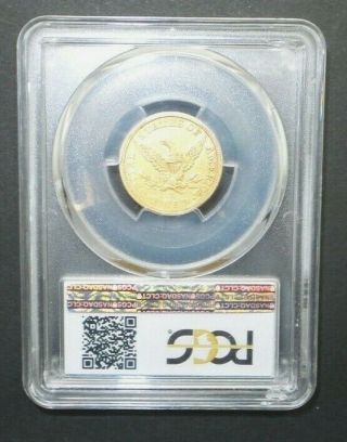 1863 - S $5 LIBERTY GOLD COIN,  NO MOTTO PCGS XF 40 A15 4