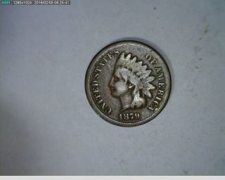 1879 1c Indian Head Cent Old Penny (49s149)