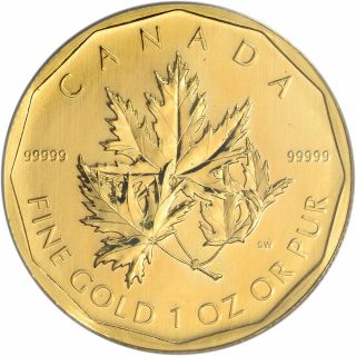 2007 Canada Gold Maple Leaf.  99999 1 oz $200 - PCGS MS69 First Strike 4
