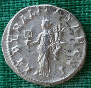 GORDIAN III AD 238 Authentic Ancient Silver Roman Coin 22mm 2