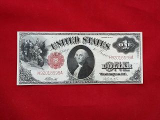 Fr - 37 1917 Series $1 One Dollar United States Legal Tender Note Xf