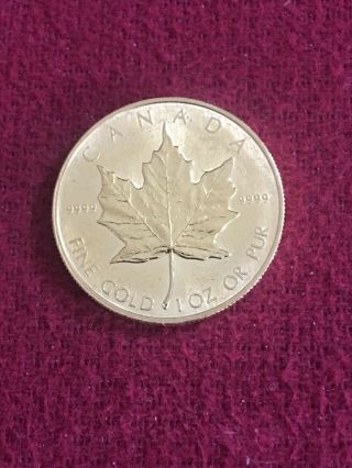 1984 Canada 1 oz Gold Maple Leaf $50 2