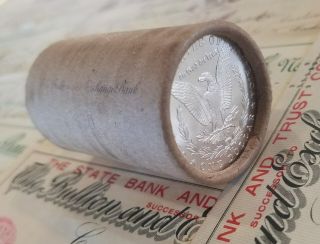 $20 Silver Dollar Roll 1879 and CC Morgan Dollar Ends 4