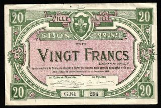 20 Francs From France 1917 M1