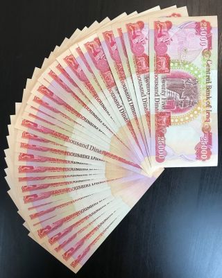 3/4 Million Iqd - (30) 25000 Iraqi Dinar Notes - Authentic - Fast Delivery