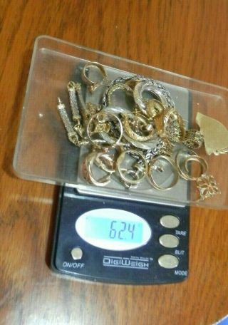 Investment Time 62.  4 Grams Tested/marked 14k Gold Scrap For 1 Price - Nr/bo