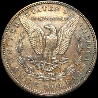 1895 - O Morgan Silver Dollar ABOUT UNCIRCULATED Orleans High End Collectible 2