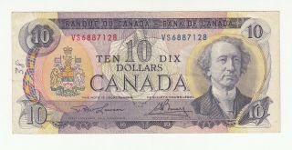 Canada 10 Dollars 1971 Circ.  P88c Qeii @