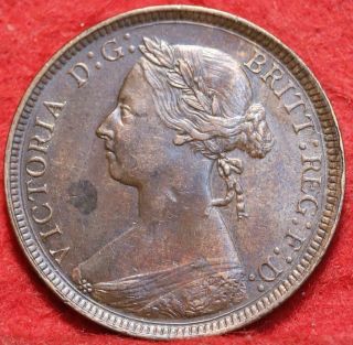 1890 Great Britain 1/2 Penny Foreign Coin