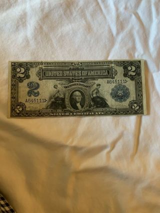Two Dollars 1899 Silver Certificates