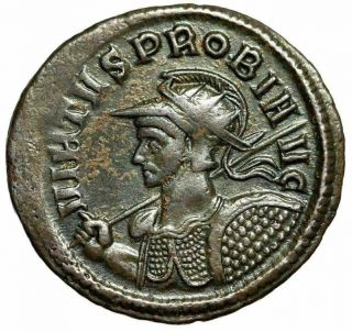 Probus Antoninianus " Virtvs Probi Avg Heroic Bust & Securitas " Ticinum Ric 526
